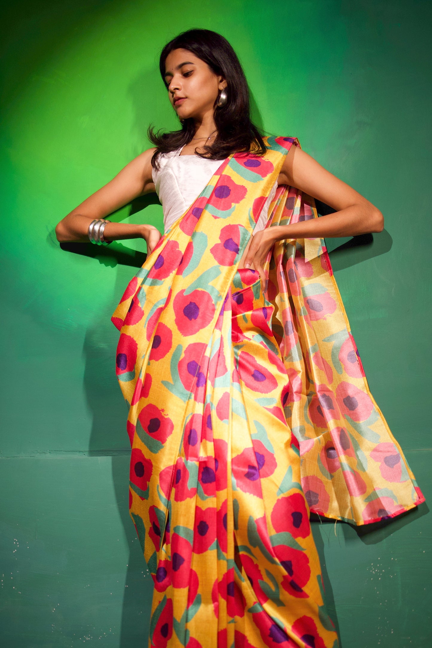 Maansa - Mango silk Saree