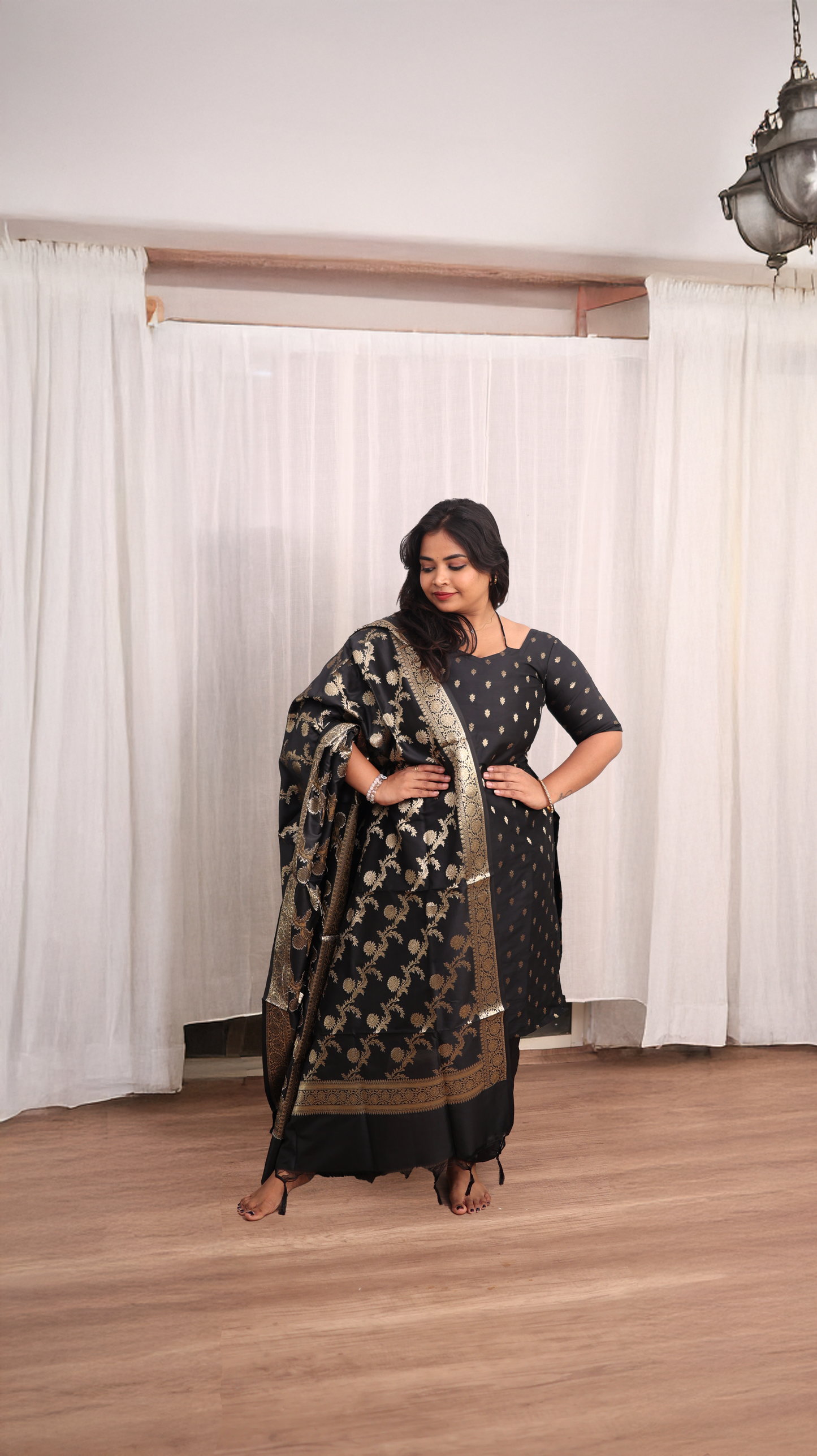 Madhangi- Banarasi Suit Set