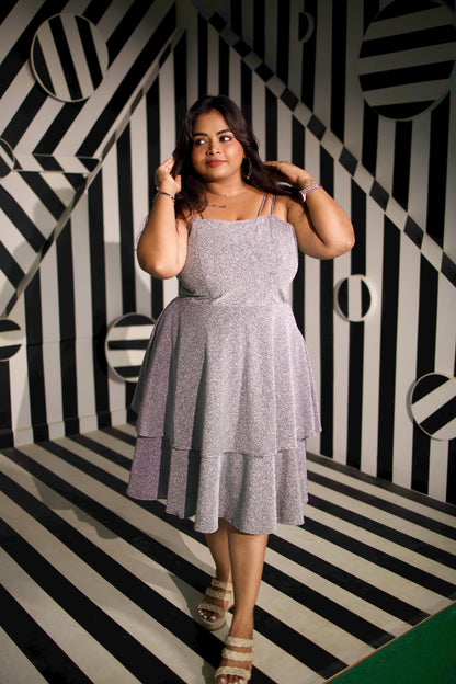Fira Shimmer Lycra Dress