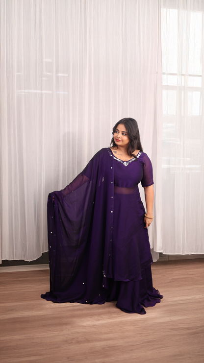 Zehra - Overlay Top and Skirt