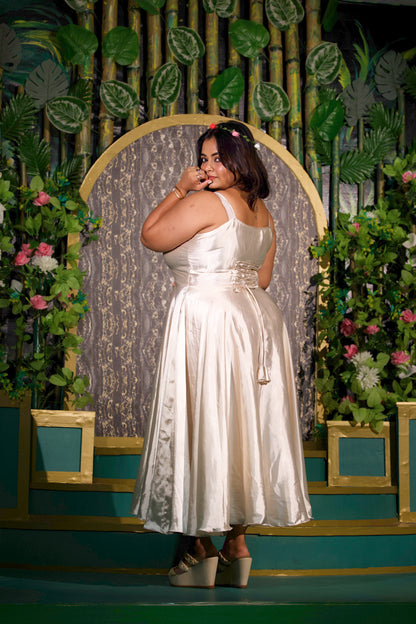 Alina - Premium Satin Maxi