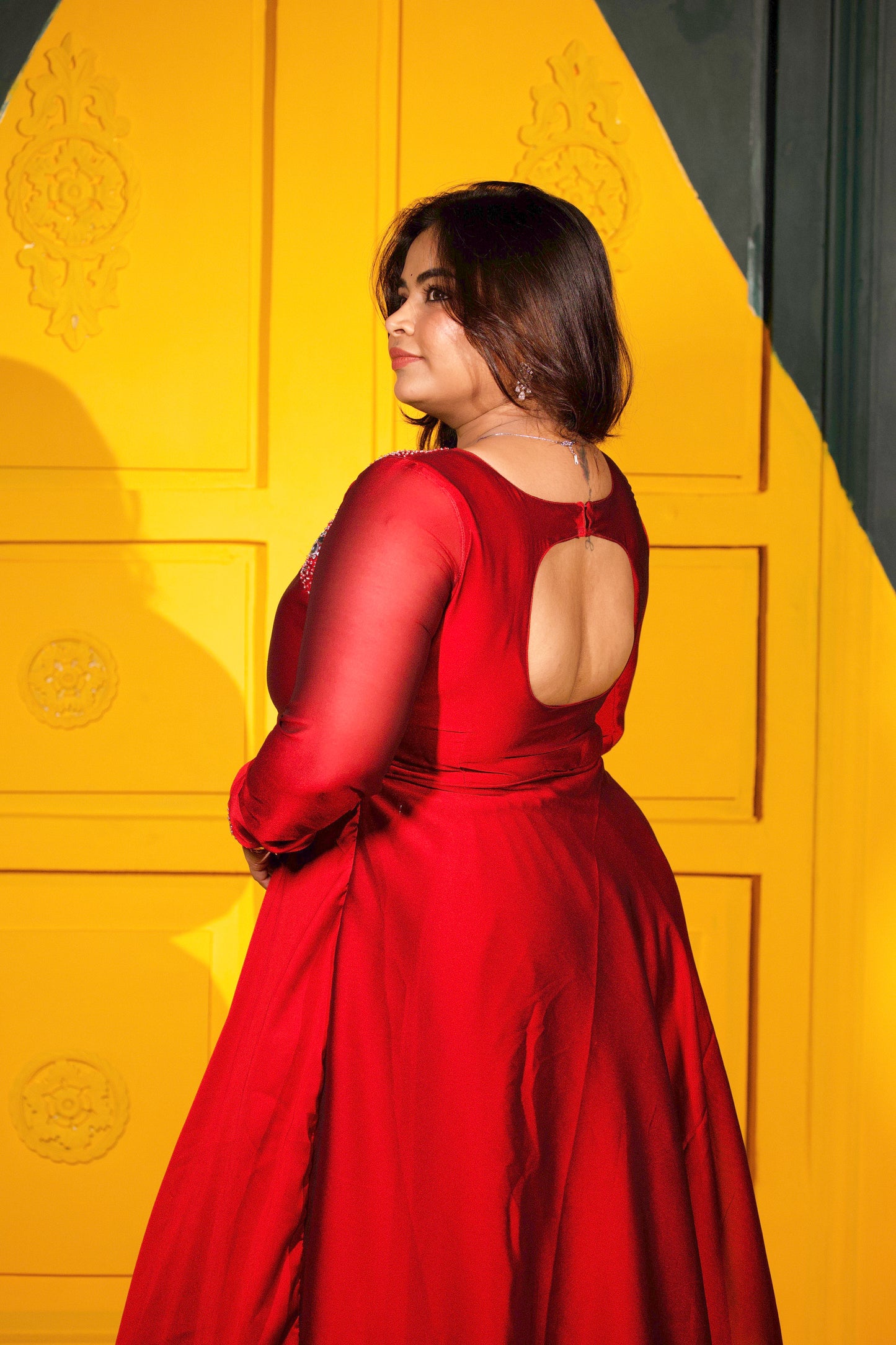 Kushi Overlay Top and Skirt