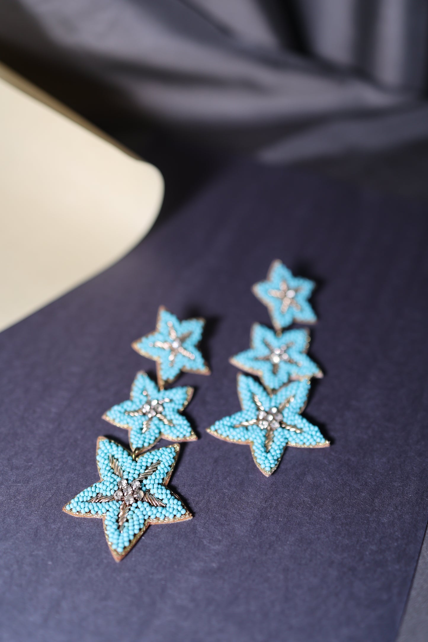 AI145 - Handmade Star Beaded Earring