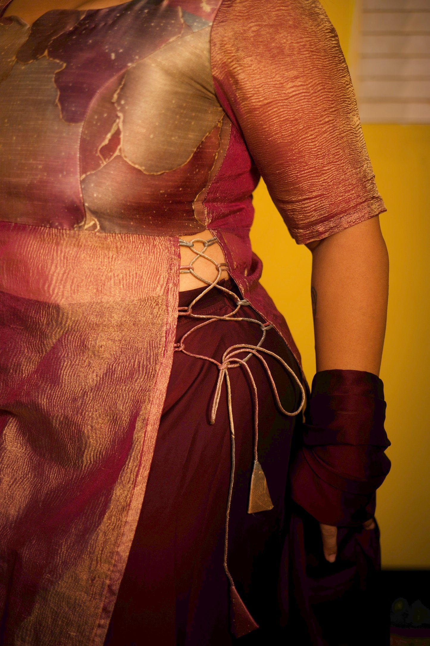 Avni - Printed Top with Skirt and Dupatta