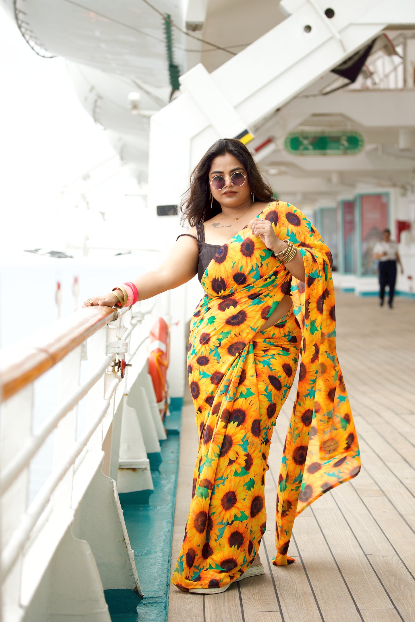 Corlia - Georgette Saree