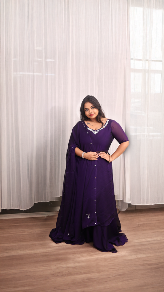 Zehra - Overlay Top and Skirt
