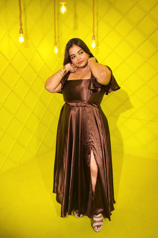 Selina - Premium Satin Maxi