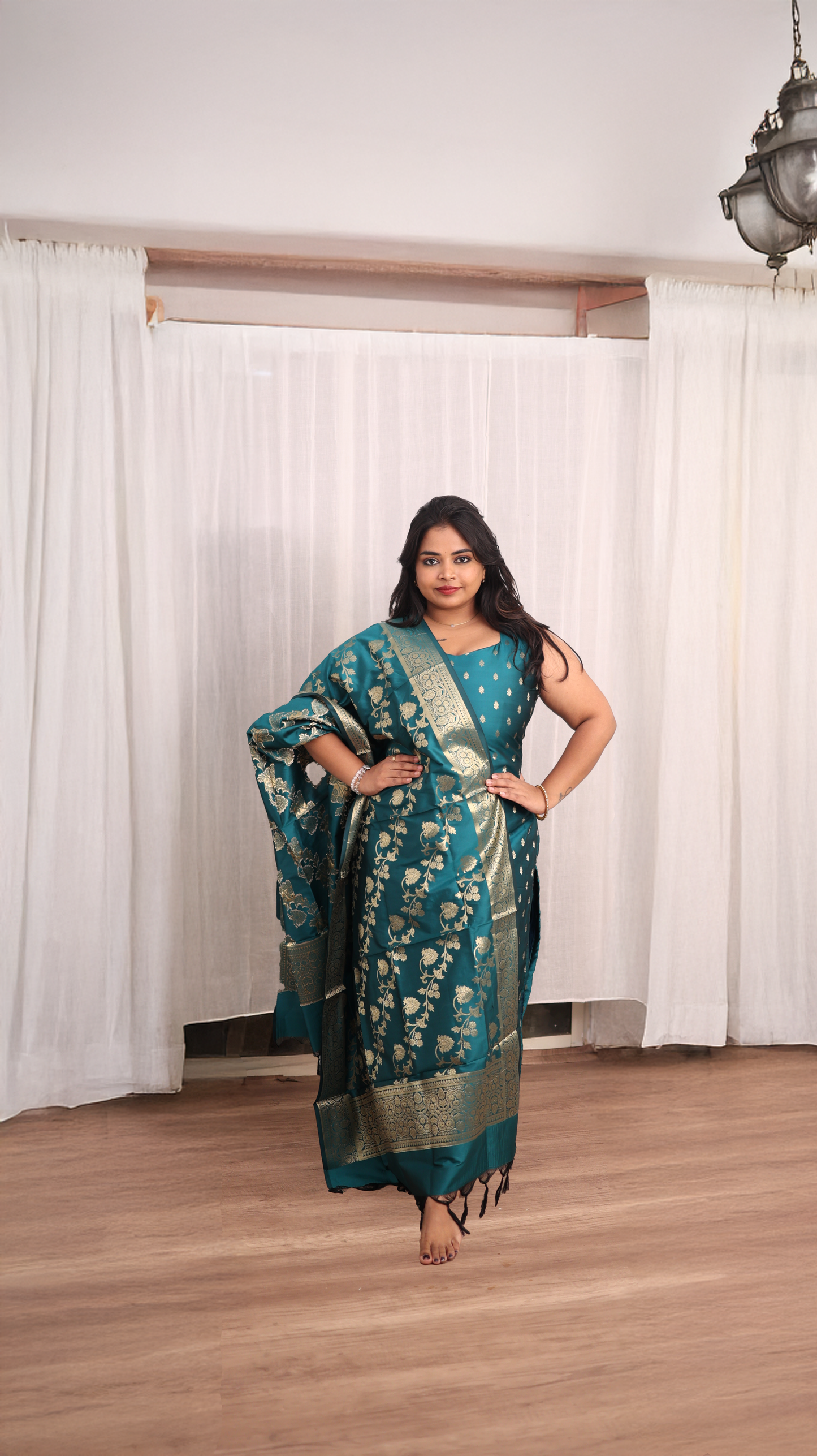 Madhangi- Banarasi Suit Set