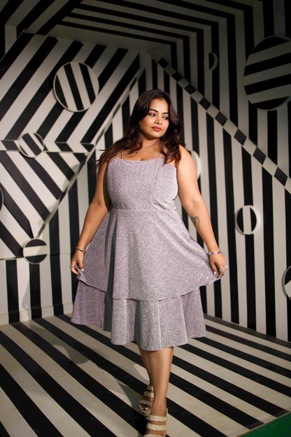 Fira Shimmer Lycra Dress