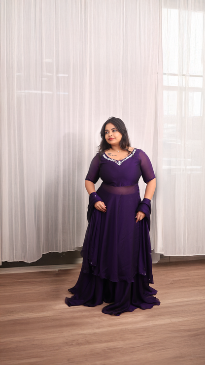 Zehra - Overlay Top and Skirt