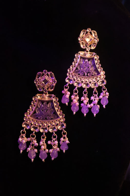 AI218 - Gem Aura Kundhan Earrings