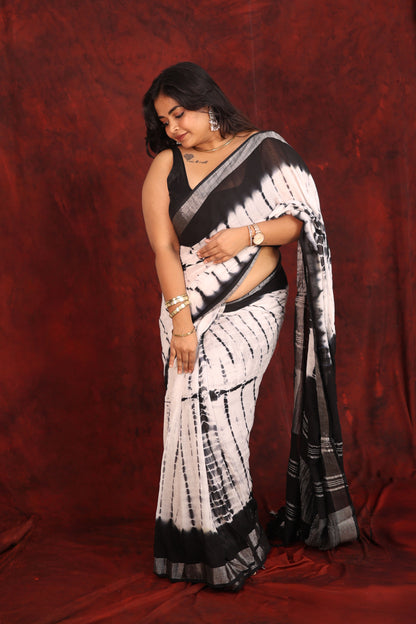 Tara - Linen Saree