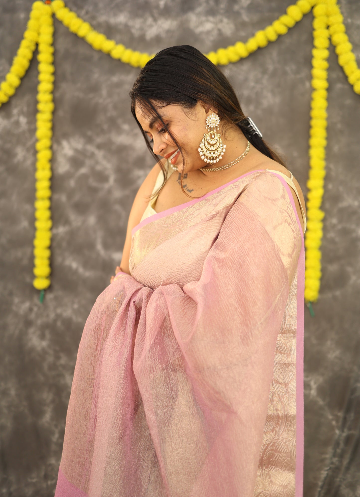 Chandi Banarasi Tissue Saree