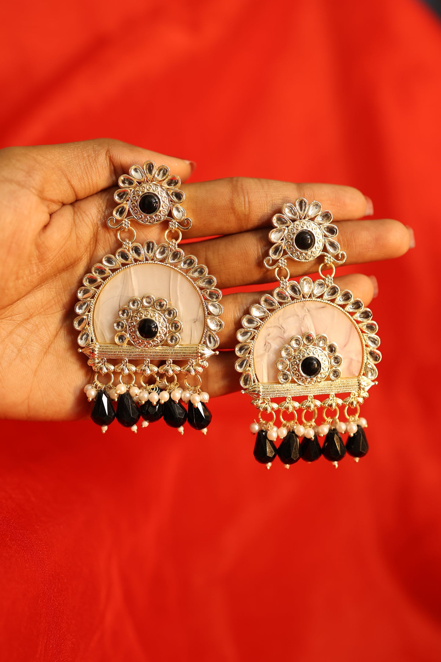 AI272 - Molted Marble Earrings