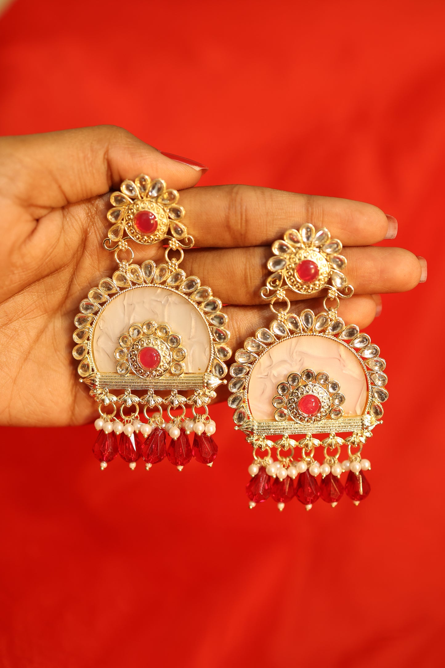 AI272 - Molted Marble Earrings