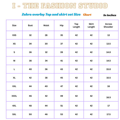 Zehra - Overlay Top and Skirt