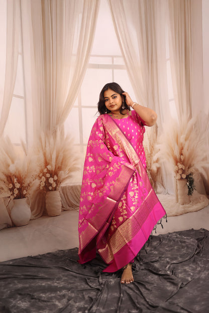 Madhangi- Banarasi Suit Set