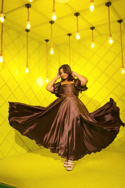 Selina - Premium Satin Maxi