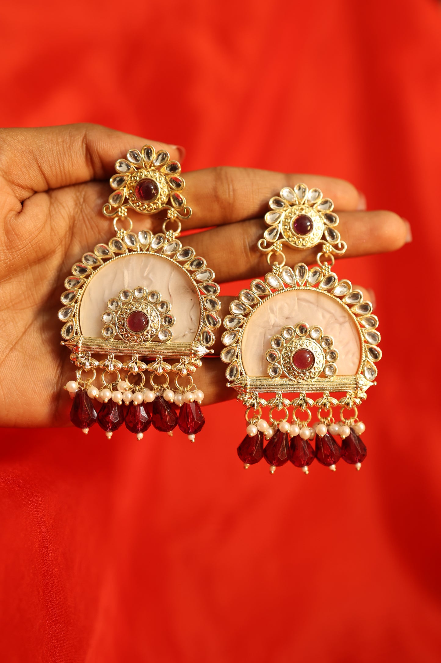 AI272 - Molted Marble Earrings