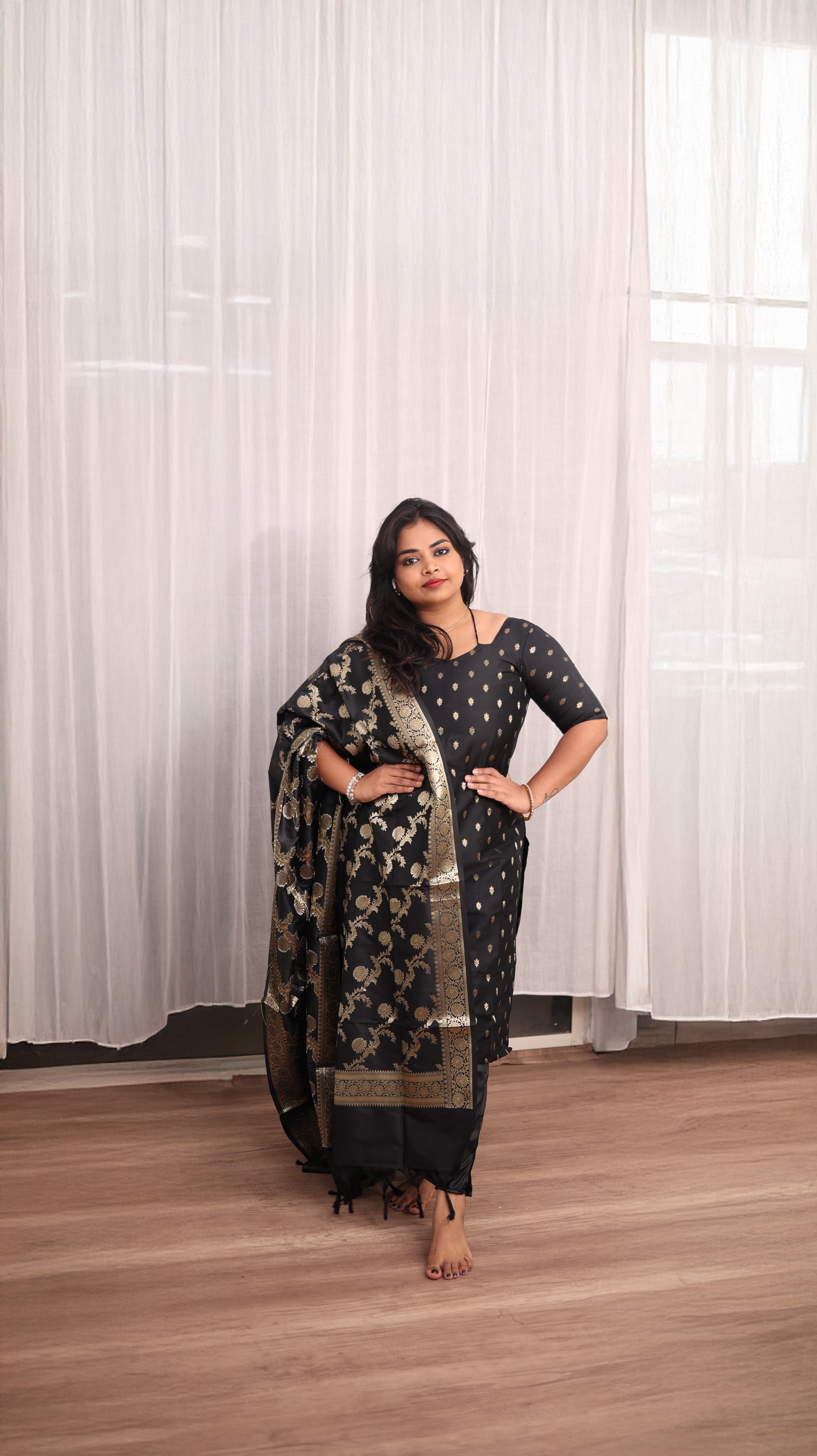 Madhangi- Banarasi Suit Set