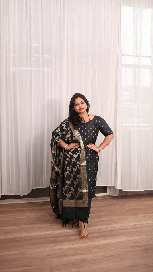 Madhangi- Banarasi Suit Set