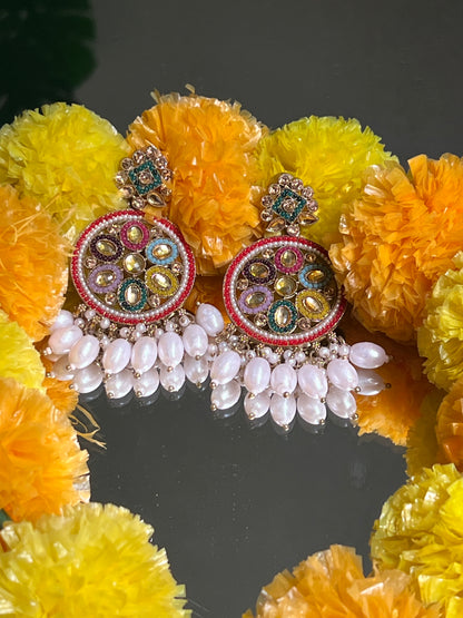 AI251  - Mehal Kundan Earring