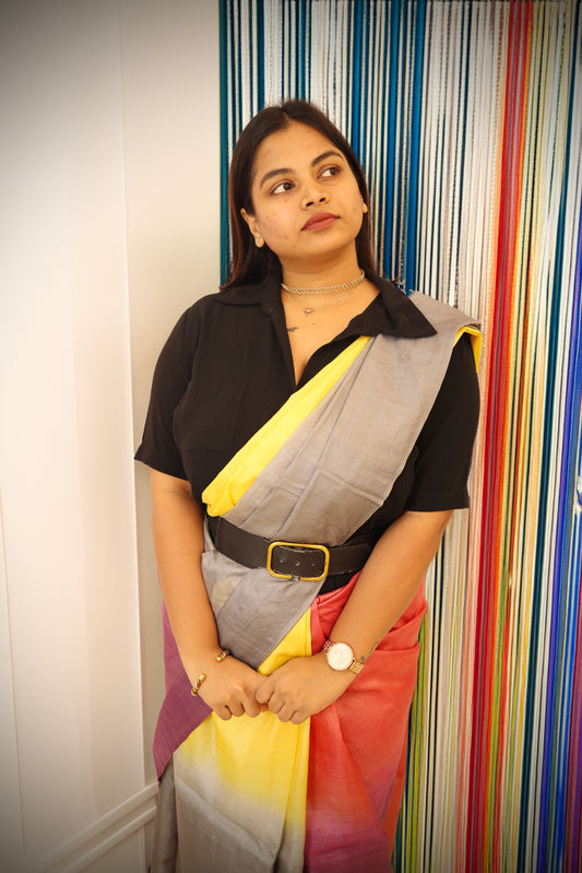 Tula Tussar Silk saree