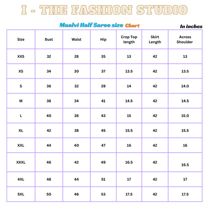 Maalvi - Mul Half Saree