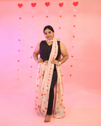Pyaar Prema Kadhal - The Valentine Saree
