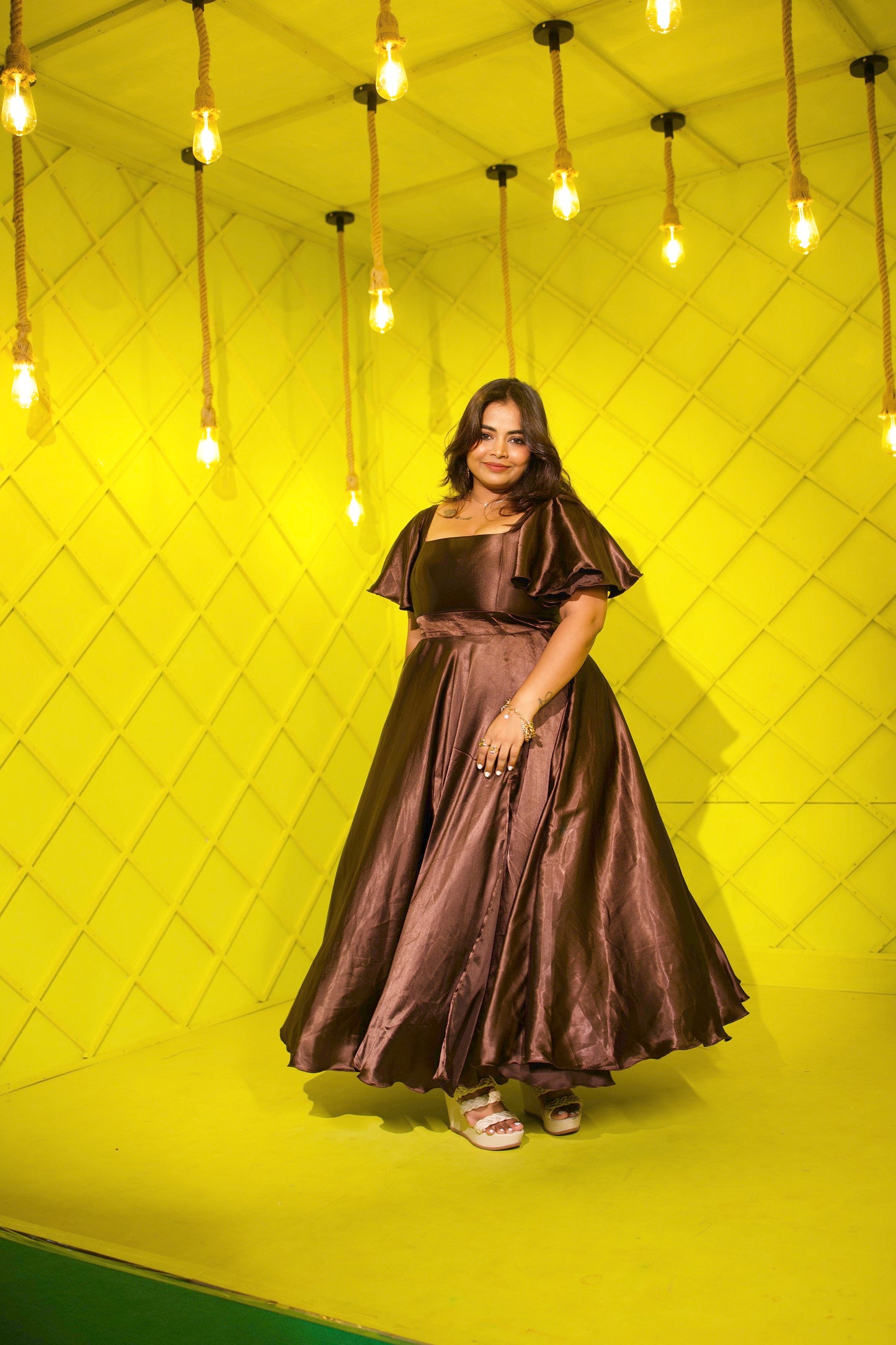 Selina - Premium Satin Maxi