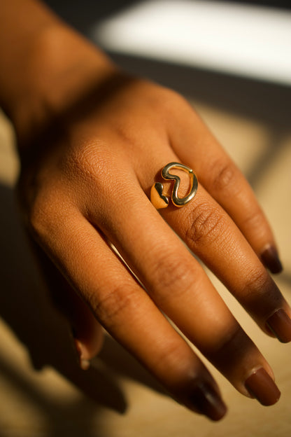 AI339 - Twin Heart Ring