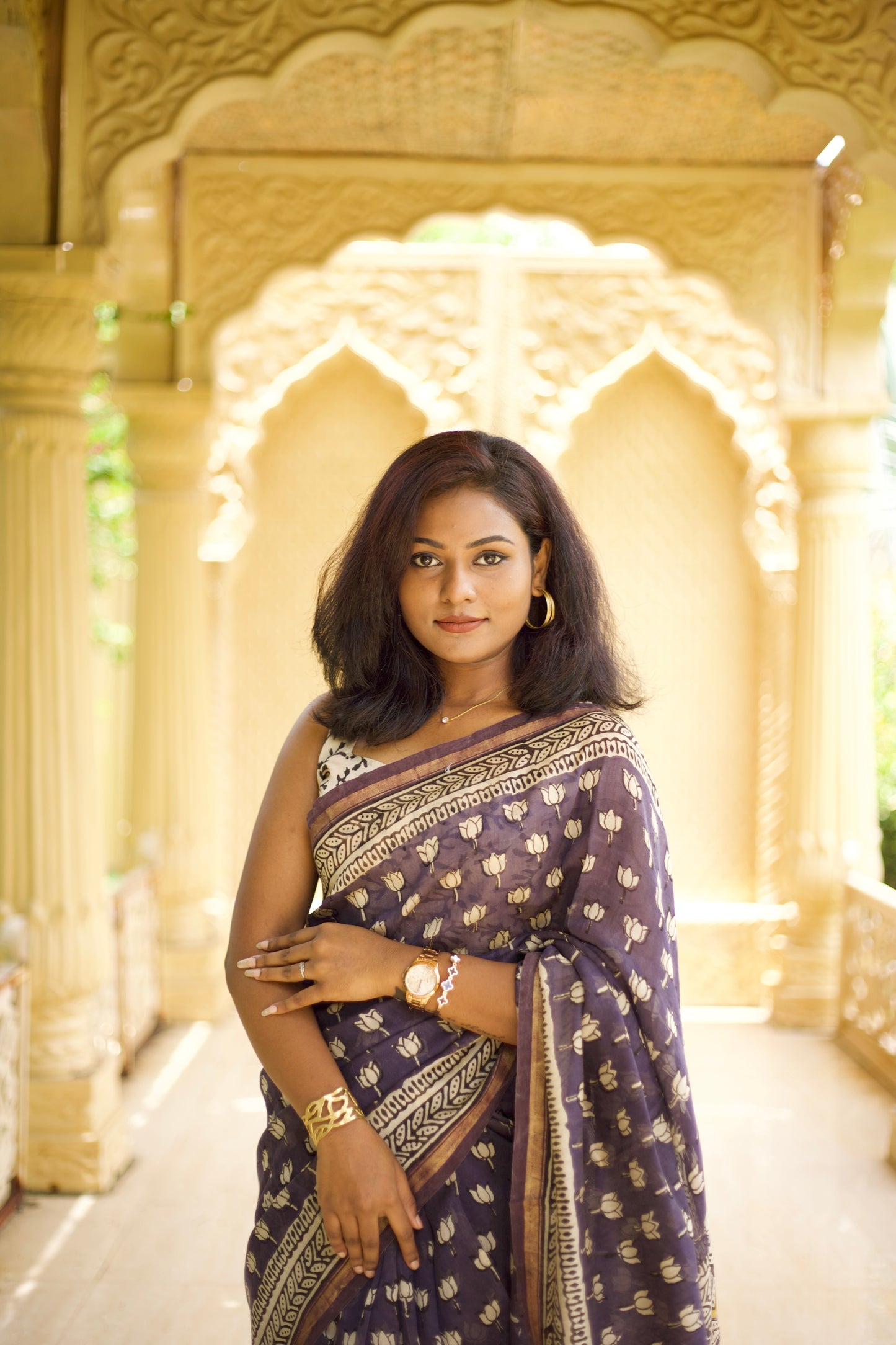 Ishita Chanderi Silk Saree