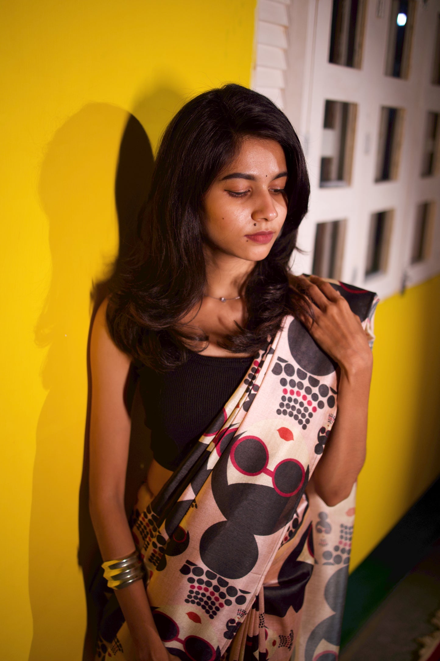 Vibha - Mango silk Saree