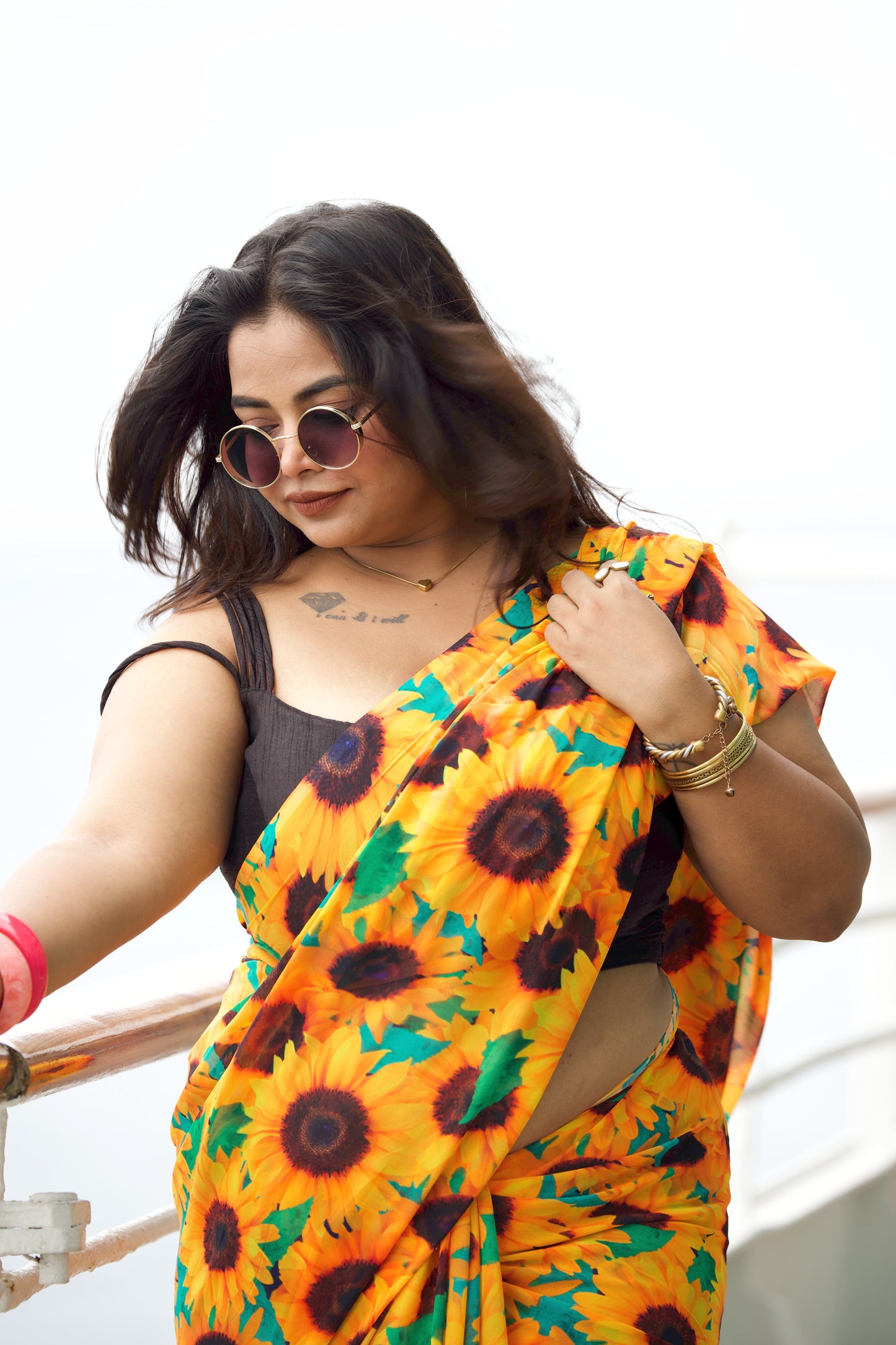 Corlia - Georgette Saree
