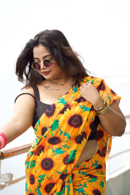 Corlia - Georgette Saree