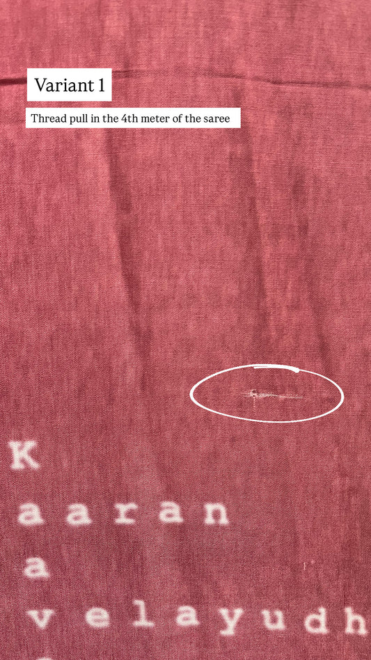 Thalapathy Saree - (Wabi Sabi)