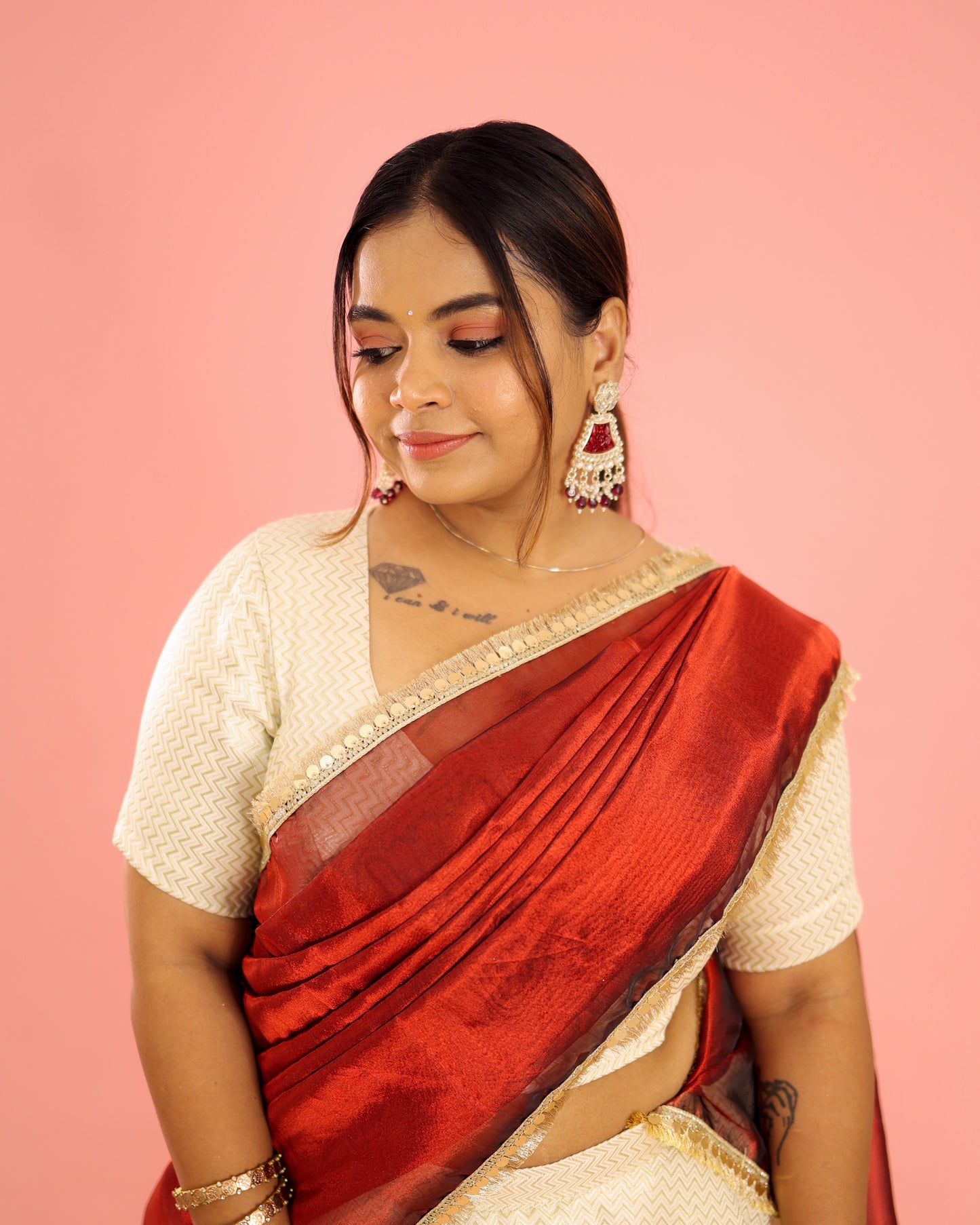 Mishka - Banarasi Half Saree