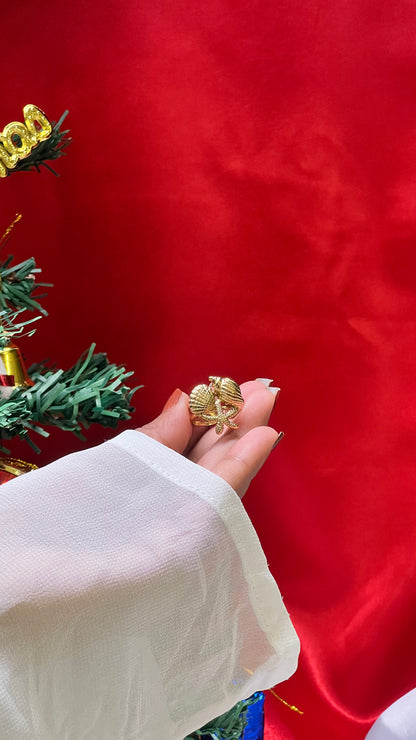 AI289 - Anti Tarnish Ocean Relic Ring