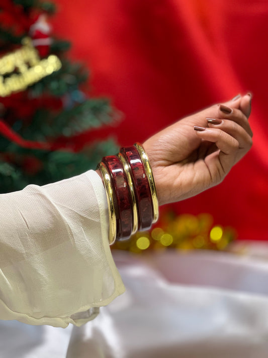 AI318 - Golden Grove Fusion Bangle