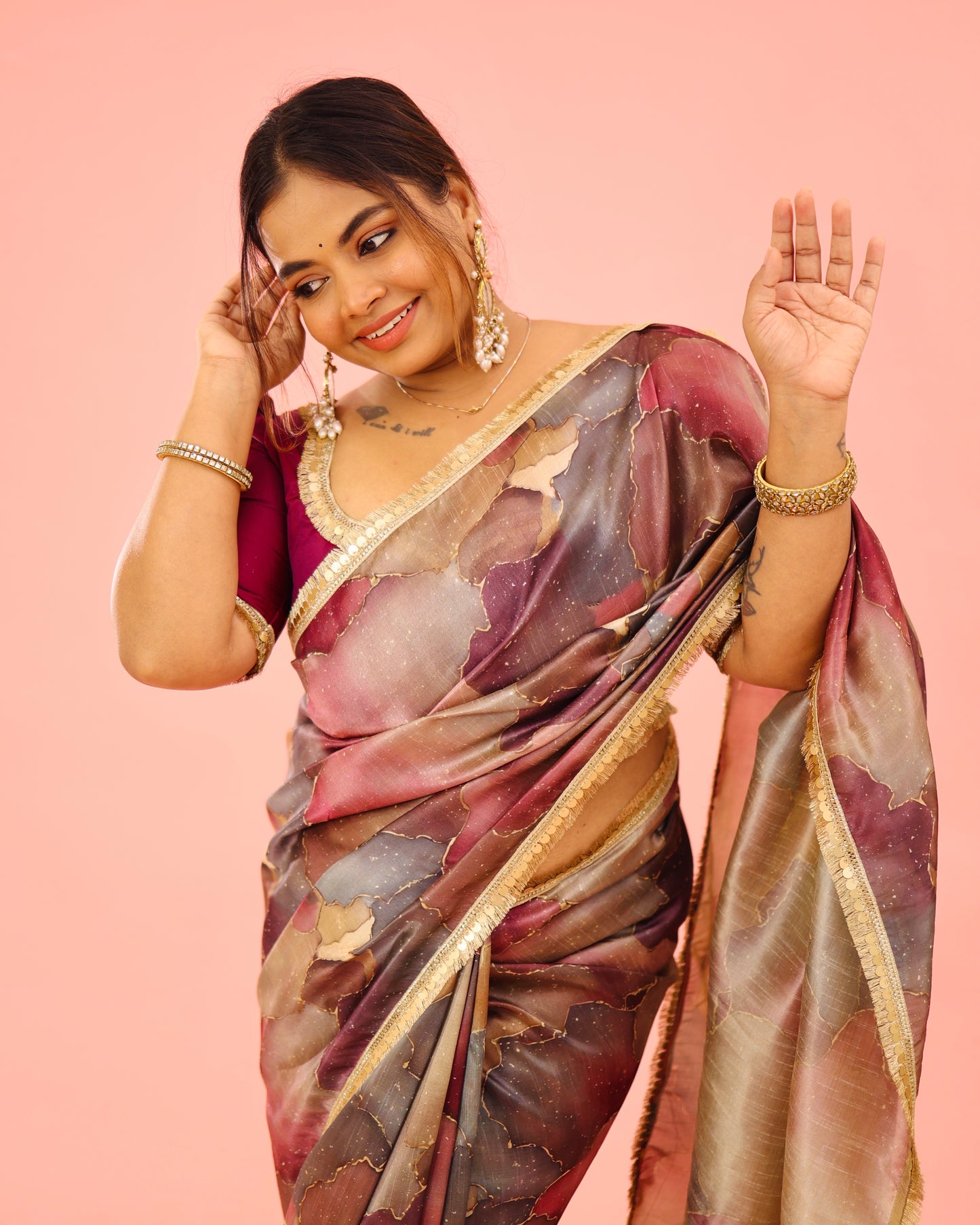 Aarohi- Mango Silk Saree