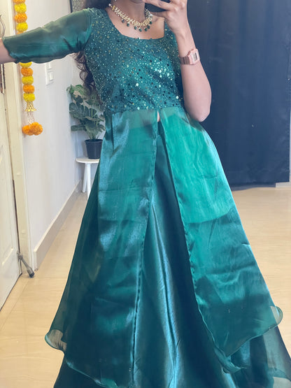 Lavira - Overlay Top And Skirt