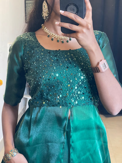 Lavira - Overlay Top And Skirt