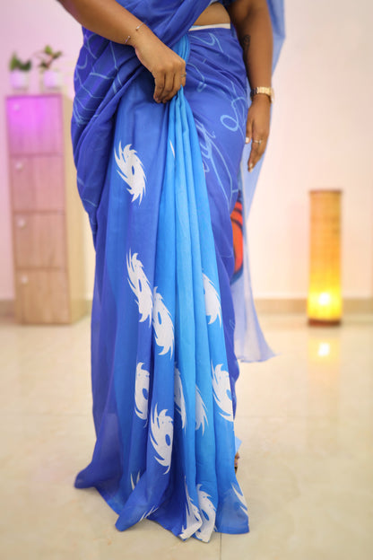 The MI Saree - IPL Collection