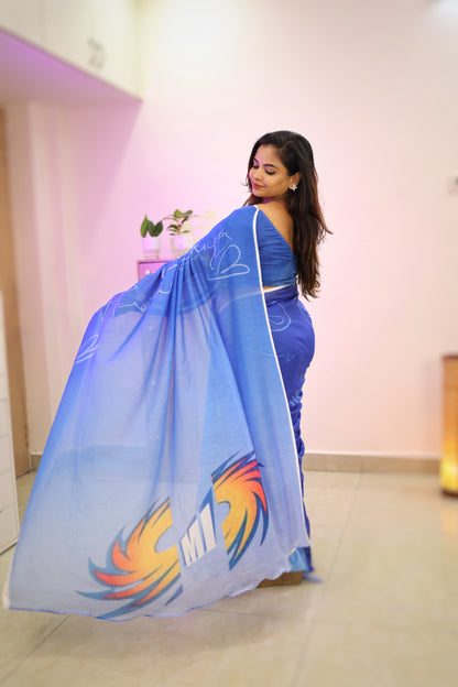 The MI Saree - IPL Collection