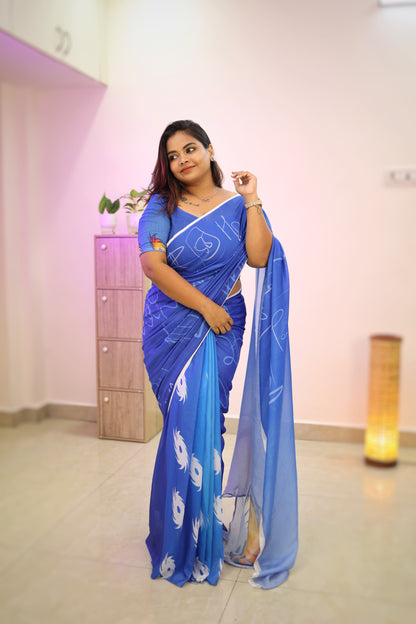 The MI Saree - IPL Collection