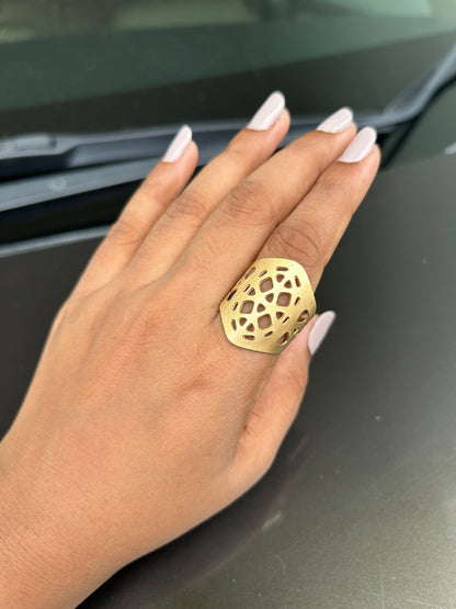 AI055 - Geometric Fashion Ring