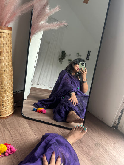 Vastra - Mul Cotton saree