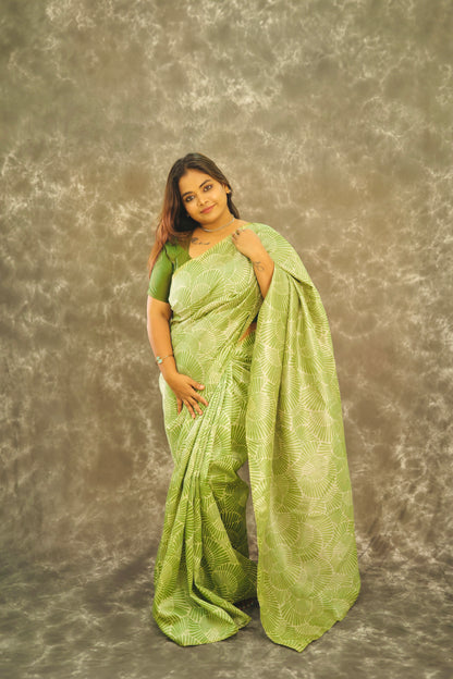 Sharini - Mango silk saree