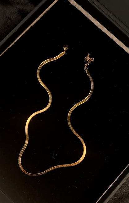 AI105 - Anti Tarnish Brazilian Flat Chain