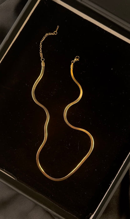 AI105 - Anti Tarnish Brazilian Flat Chain